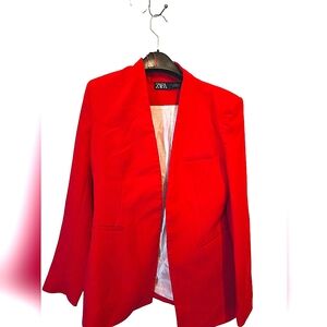 Zara Red Blazer